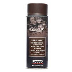 Fosco Spray paint, Mud Brown - 400 ml