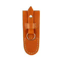 Fastened police keychain, brown, 2nd PR - repro 