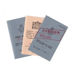 Polish Air Force ID - replica, unfilled