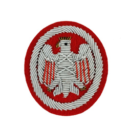 Officers Haller's Army Eagle, embroidered - replica