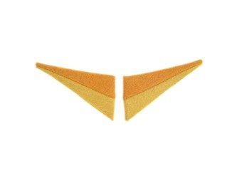 M1945 collar tabs for military police - repro