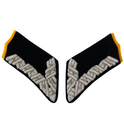 M1936 Infantry officer collar tabs - velvet version - repro