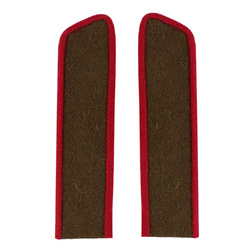 M1943 collar tabs for greatcoat - artillery - repro