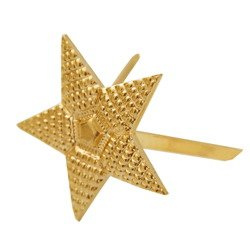 RKKA M1943 golden rank star for shoulder straps - 20 mm - repro