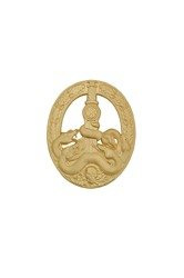 Anti-partisan badge - golden - repro