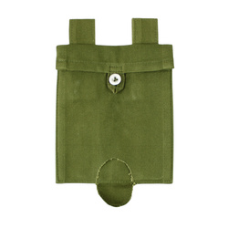 RKKA canvas shovel carrier, olive - button fastening