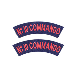 British "No.10 Commando" sleeve patches - replica
