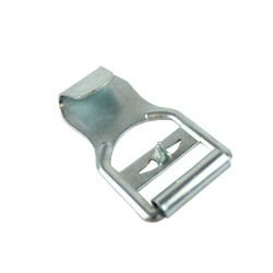 Steel buckle-hook for harness, galvanized - repro