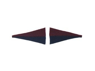 M1943 collar tabs for medical service - repro