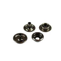 Metal Snap, 12,5 mm, black
