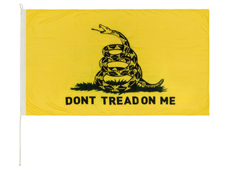 Gadsden flag, printed - repro