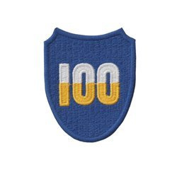 Patch of 100th Infantry Division - repro