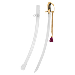 A decorative cavalry saber, wz. 1921, with engraving and a scabbard - replica