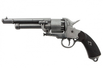 AMERICAN CIVIL WAR CONFEDERATE LEMAT REVOLVER, USA 1855 non-firing replica - repro