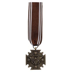 10 years NSDAP service cross - bronze, repro