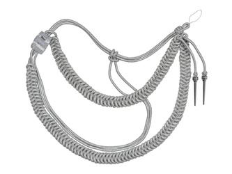 Aiguillette - Heer officers metalized cord - repro