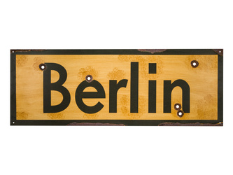 BERLIN road sign - repro