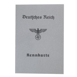 Deutsches Reich Kennkarte - III Reich citizen ID - repro