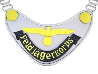 Feldjägerkorps military police gorget - repro
