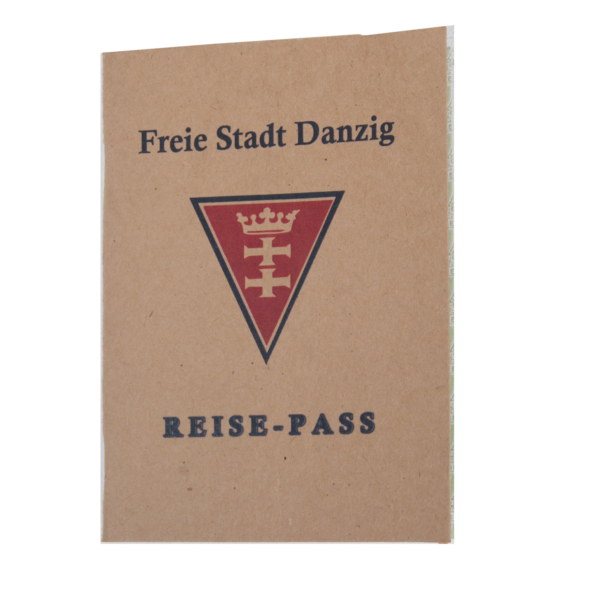 Free City of Danzing passport - reprint