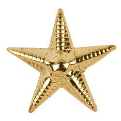 Golden rank star for officers shoulder straps - repro
