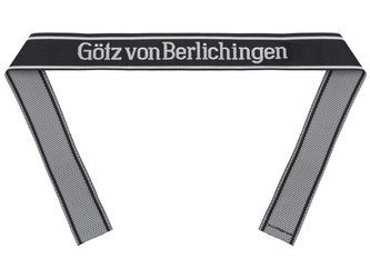 "Götz von Berlichingen" BeVo cuff title - repro