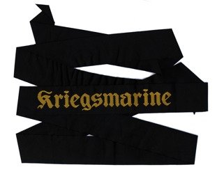 Kriegsmarine cap band - BeVo - repro