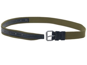 M1935 austerity pattern belt - black leather strap - repro