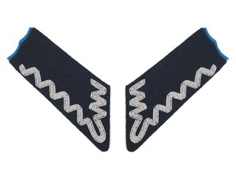 M1936 Signal troops NCO collar tabs - repro