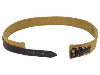 M43/M44 WH/SS canvas trouser belt - reproduction