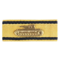 Panzervernichtungabzeichen - Tank destruction badge - 5 tanks - golden