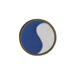 Patch of 29th US Infantry Division - repro