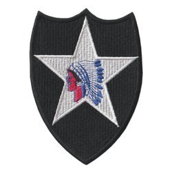 Patch of 2nd US Infantry Division - repro