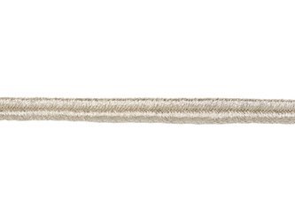 Polish Army silver metal braid - 5 mm wide - repro