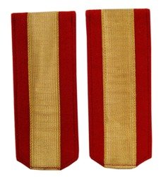 Service officer cadet (podkhorunzhiy) shouder straps - red - repro