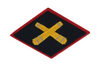 Tank destroyer artillery patch - officer embroidered version - repro