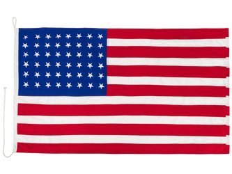 U. S. flag - World War I & World War II era - 48 stars - repro
