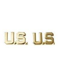 U. S. officer collar letters set - repro