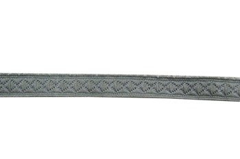WW2 NCO tresse - rank braid - light grey, late-war - repro