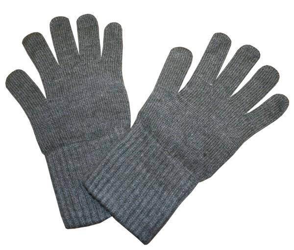 Gray woolen gloves WH/SS - surplus 8,25 € | Nestof.pl