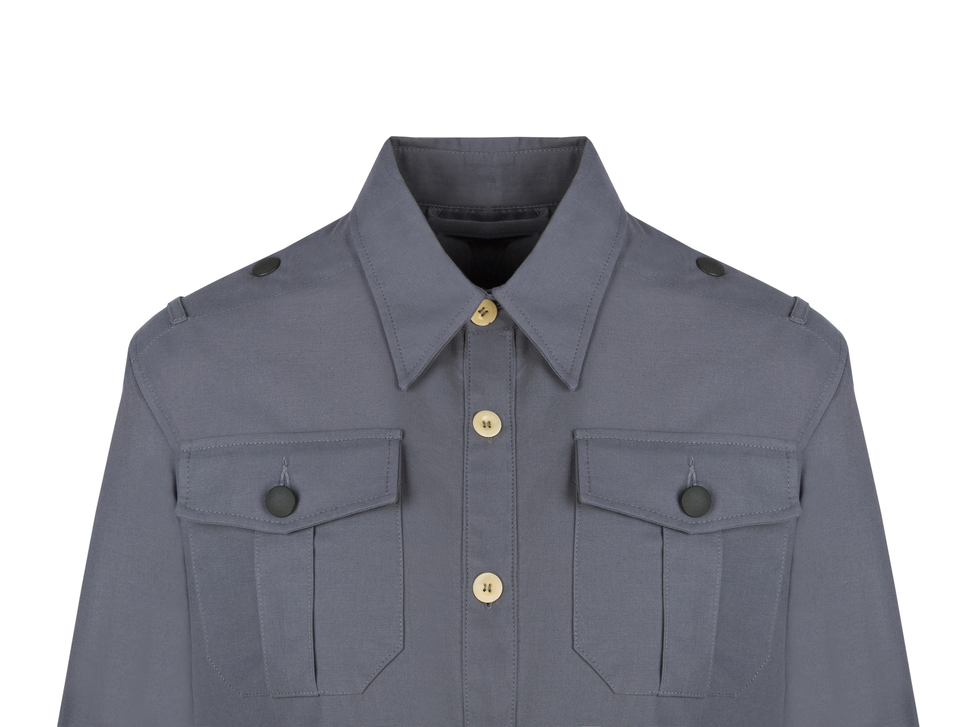 Hemd M43 - uniform shirt with buttons for shoulder boards - repro L 29 ...