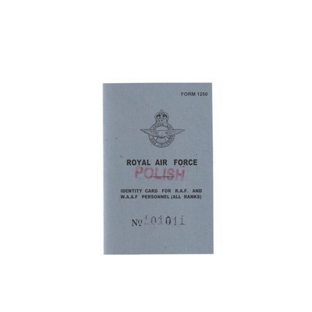  Polish Air Force ID - reprint, unfilled
