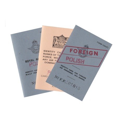  Polish Air Force ID - reprint, unfilled