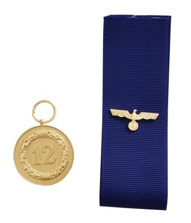 12 years Wehrmacht Heer service medal - repro