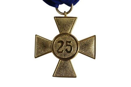 25 years WH service medal - repro