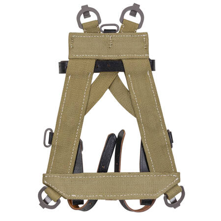 A-frame Sturmgepäck - with leather straps - repro