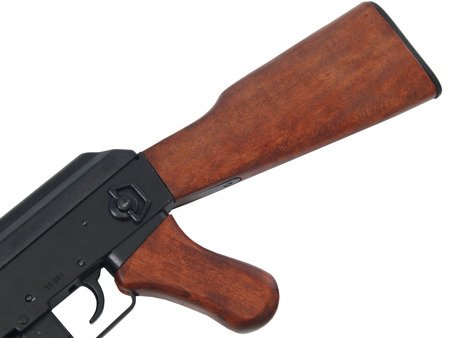 AK-47 assault rifle - wooden stock - model gun