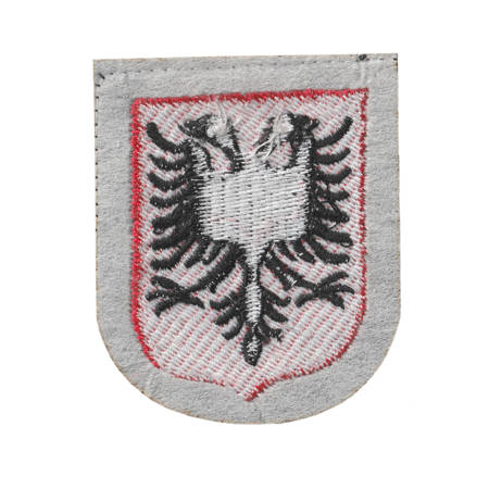 Albanien national patch - SS woolen - repro