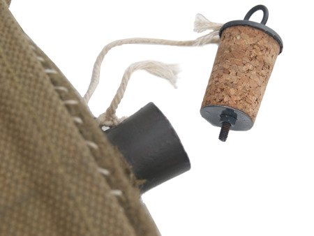 British WW2 field bottle with carrier -  repro