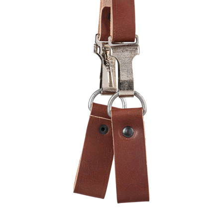Cross strap for paramilitary / officers belt - brownrepro